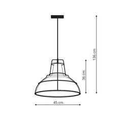 Light Prestige подвесной светильник Dritto Big цена и информация | Люстры | 220.lv