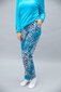 Pidžama "Berta" zila jaka un leoparda bikses cena un informācija | Naktskrekli, pidžamas | 220.lv