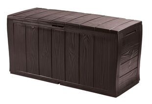 Keter ящик для хранения Sherwood, 270 l, коричневый цена и информация | Уличные контейнеры, контейнеры для компоста | 220.lv