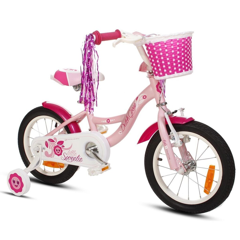 Velosipēds bērniem Dutch Goose Little Sweetie 14", rozā цена и информация | Velosipēdi | 220.lv