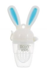 Roxy Kids barošanas ierīce Bunny Twist ar silikona apvalku Blue cena un informācija | Bērnu trauki, piena uzglabāšanas trauciņi un piederumi | 220.lv