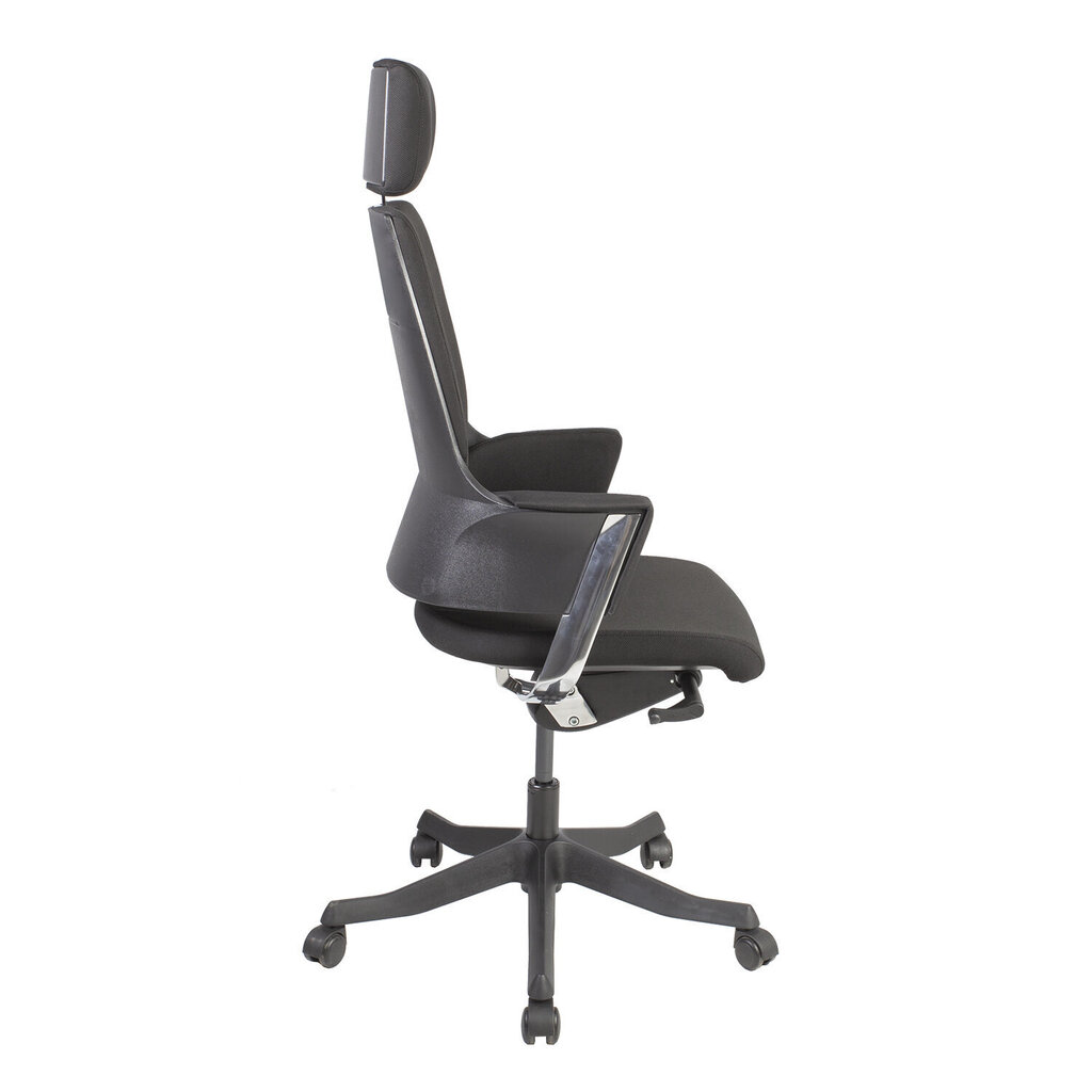 Biroja krēsls Home4You DELPHI, melns cena un informācija | Biroja krēsli | 220.lv