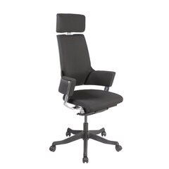 Biroja krēsls Home4You DELPHI, melns цена и информация | Офисные кресла | 220.lv