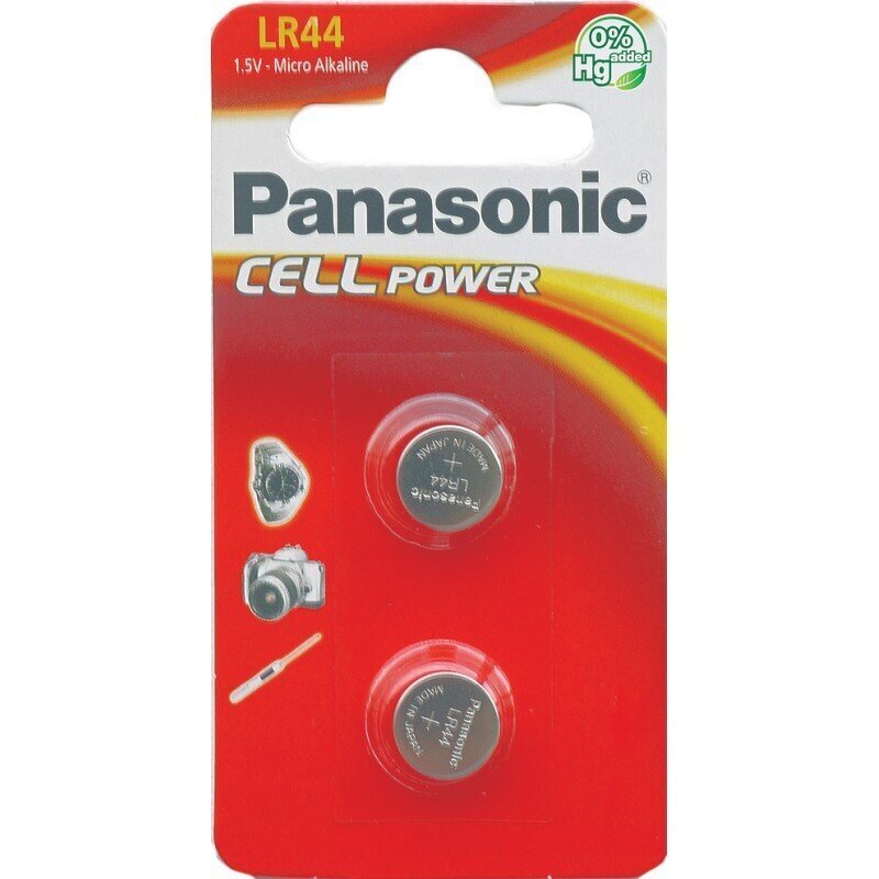 Panasonic elementi LR44L/2B цена и информация | Baterijas | 220.lv
