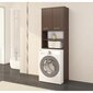 Skapītis virs veļas mazgājamās mašīnas FIN, brūns cena un informācija | Vannas istabas skapīši | 220.lv