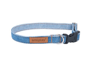 Amiplay apkakle Denim Blue, S цена и информация | Ошейники, подтяжки для собак | 220.lv