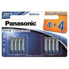 Panasonic baterijas LR03EGE/8B (4+4 gab) cena un informācija | Baterijas | 220.lv