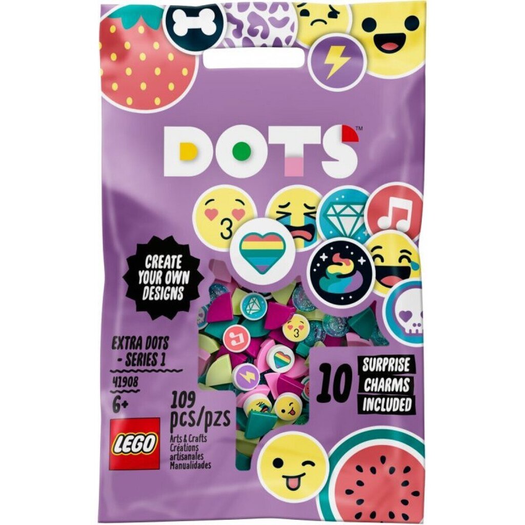 41908 LEGO® DOTS Papildinājums DOTS – 1 sērija cena un informācija | Attīstošās rotaļlietas | 220.lv