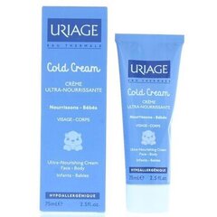 Питательный крем для лица и тела Uriage Bebe 1st Cold Cream 75 мл цена и информация | Косметика для мам и детей | 220.lv