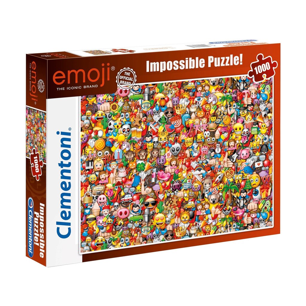 Puzle Clementoni Emoji, 39388, 1000 d. cena un informācija | Puzles, 3D puzles | 220.lv