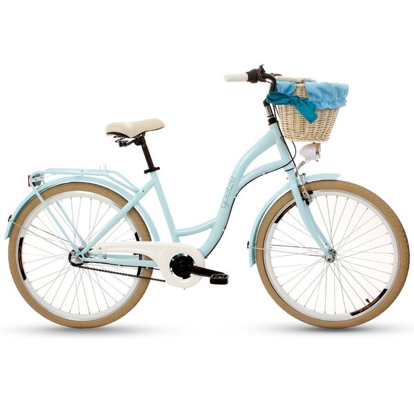 Sieviešu pilsētas velosipēds Goetze Colours Nexus 3 26″, zils/krēmkrāsas  cena | 220.lv