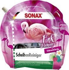 Sonax vasaras logu mazgāšanas šķidrums Pink Flamingo, 3L cena un informācija | Vējstiklu un dzesēšanas šķidrumi | 220.lv