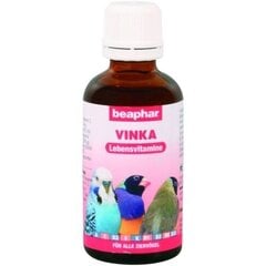 Beaphar vitamīni putniem Vinka, 50 ml cena un informācija | Putnu barība | 220.lv