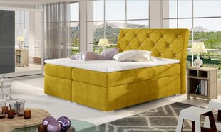Кровать NORE Balvin, 140x200 см, желтая цена и информация | Кровати | 220.lv