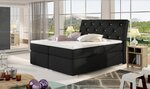 Кровать NORE Balvin, 160x200 см, черная
