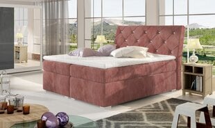 Кровать NORE Balvin, 180x200 см, розовая цена и информация | Кровати | 220.lv