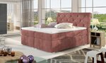 Кровать NORE Balvin, 180x200 см, розовая
