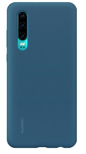 Aizmugurējais vāciņš Huawei       P30 Silicone Case    Blue cena un informācija | Telefonu vāciņi, maciņi | 220.lv