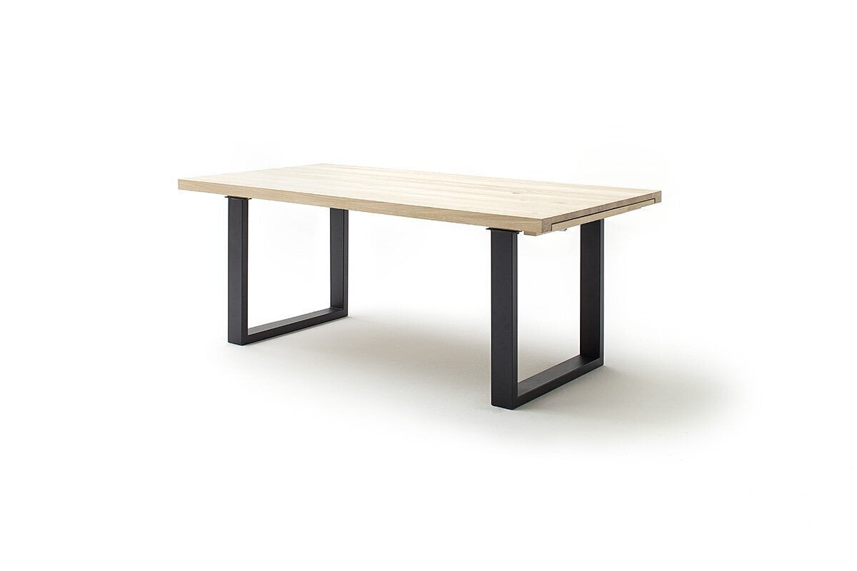 Izvelkamais galds MC Akcent Dayton, 220/320x100 cm, gaiši brūns/pelēks цена и информация | Virtuves galdi, ēdamgaldi | 220.lv