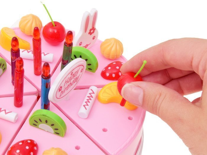 Rotaļu dzimšanas dienas kūka DIY Fruit Cake цена и информация | Rotaļlietas meitenēm | 220.lv