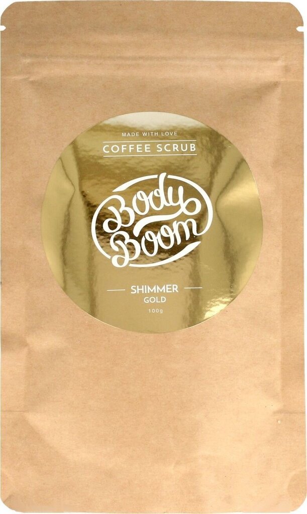 Ķermeņa skrubis ar kafiju Body Boom Shimmer 100 g цена и информация | Ķermeņa skrubji | 220.lv