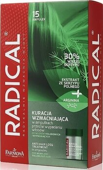 Ampulas matu augšanas stimulēšanai Farmona Radical 15 gab. cena un informācija | Matu uzlabošanai | 220.lv