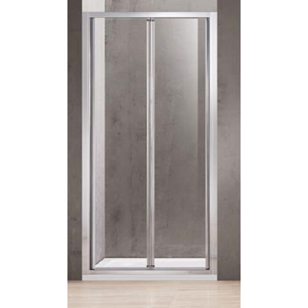 Dušas durvis A6422 90x195 caurspīdīgas cena un informācija | Dušas kabīnes | 220.lv