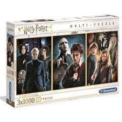 Puzle komplekts Clementoni 61884 Harijs Poters (Harry Potter), 3 x 1000 d. цена и информация | Пазлы | 220.lv