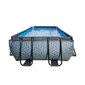 Karkasa baseins ar filtru, jumtu un siltumsūkni Exit Stone, 400x200cm, pelēks cena un informācija | Baseini | 220.lv