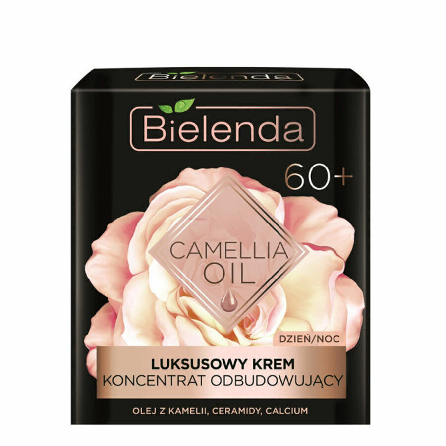 Atjaunojošs sejas krēms nobriedušai ādai Bielenda Camellia Oil 60+ 50 ml cena un informācija | Sejas krēmi | 220.lv