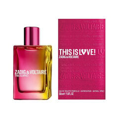 Parfimērijas ūdens Zadig & Voltaire This Is Love! EDP sievietēm 50 ml cena un informācija | Sieviešu smaržas | 220.lv