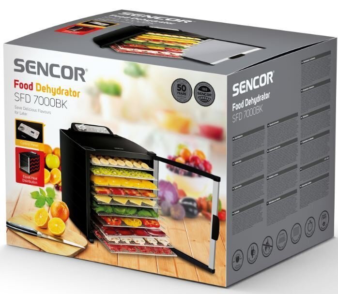 Sencor SFD 7000BK cena un informācija | Augļu žāvētāji | 220.lv