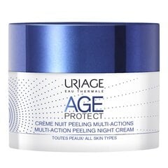 Pīlinga nakts sejas krēms Uriage Age Protect Multi-Action Peeling 50 ml cena un informācija | Sejas krēmi | 220.lv