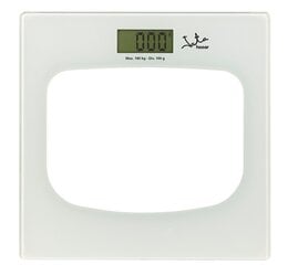 Digitālie vannas istabas svari JATA P111 180 Kg Balts Stikls cena un informācija | Ķermeņa svari, bagāžas svari | 220.lv