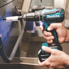 Аккумуляторная дрель Makita DHP485RFJ, 10,8 V цена и информация | Шуруповерты, дрели | 220.lv