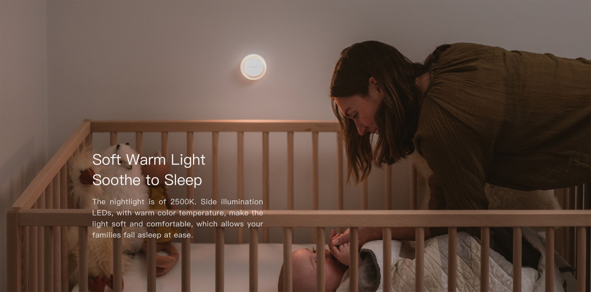 Naktslampiņa ar gaismas sensoru Xiaomi Yeelight YLYD11YL цена и информация | Sienas lampas | 220.lv