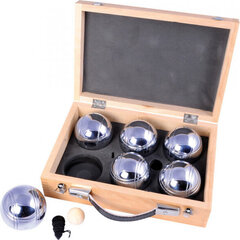 игра Petanque silver in wooden box цена и информация | Настольные игры, головоломки | 220.lv