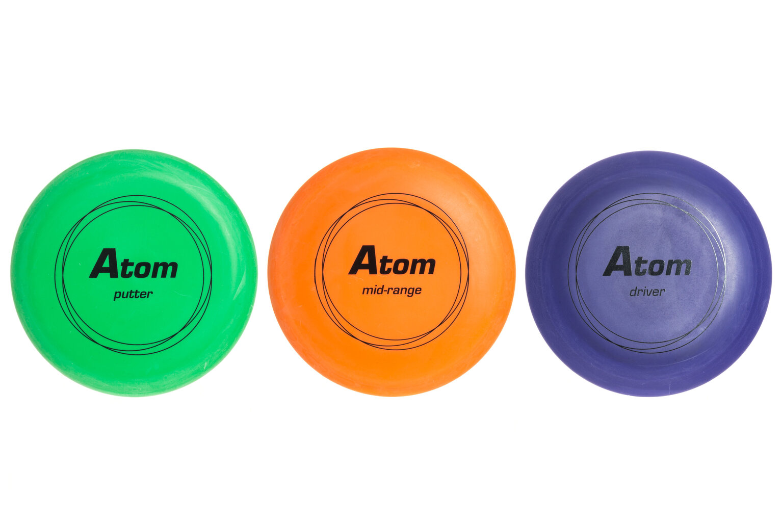 Lidojošo disku komplekts Atom Sports Frisbee Golf, 3 gab цена и информация | Disku golfs | 220.lv