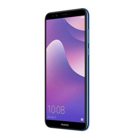 Huawei Y7 2018, Dual SIM 2/16 GB, Zils цена и информация | Mobilie telefoni | 220.lv