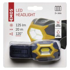 Galvas lukturis EMOS 1x COB LED 3W 3x AAA цена и информация | Фонари и прожекторы | 220.lv