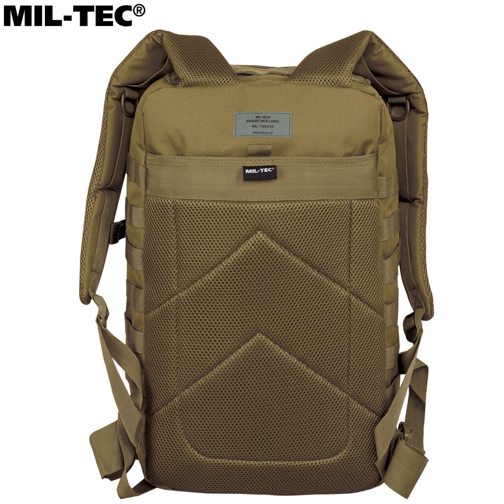 Pārgājienu mugursoma, Mil-Tec, US Assault Pack LG 36L, brūna/coyote cena un informācija | Sporta somas un mugursomas | 220.lv