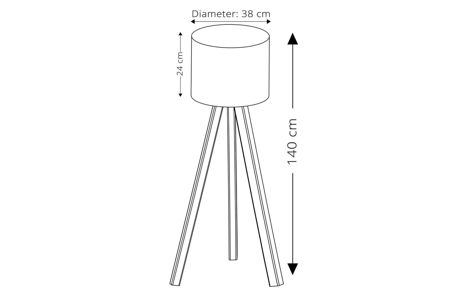 Opviq Insignio stāvlampa AYD-1212 цена и информация | Stāvlampas | 220.lv