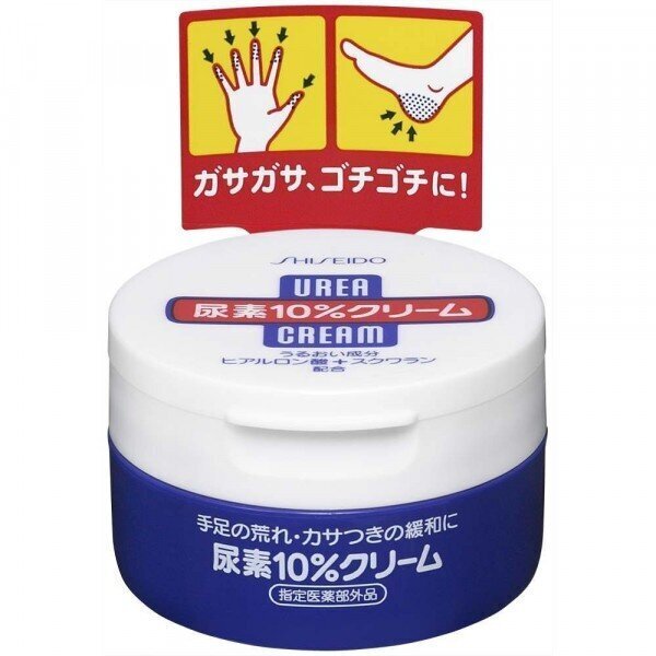 Urea Hand and Feet roku un kāju krēms ar urīnvielu. Dziedējoša un mīkstinoša kopšana, SHISEIDO, burciņa 100 g cena un informācija | Ķermeņa krēmi, losjoni | 220.lv