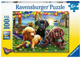 Puzle Ravensburger Kucēni 100 d., 12886 cena un informācija | Puzles, 3D puzles | 220.lv