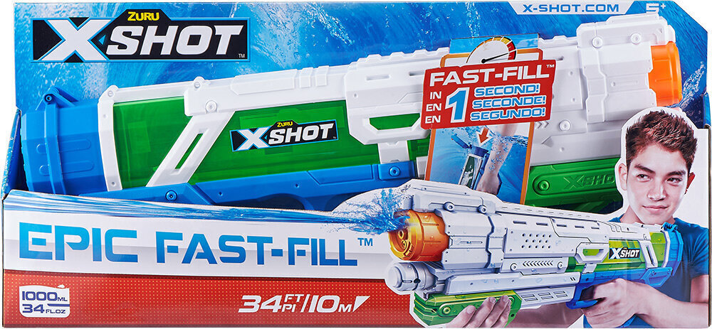 Rotaļlietu ūdens šautene X-Shot Epic Fast-Fill, 56221 цена и информация | Ūdens, smilšu un pludmales rotaļlietas | 220.lv