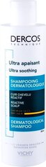 Šampūns Vichy Dercos Ultra Soothing 200 ml cena un informācija | Šampūni | 220.lv