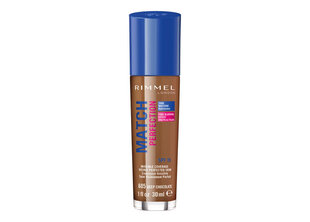 Grima pamats Rimmel London Match Perfection 30 ml, 605 Deep Chocolate., 605 Deep Chocolate. cena un informācija | Grima bāzes, tonālie krēmi, pūderi | 220.lv