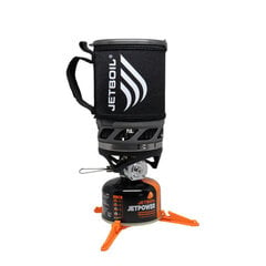 Tūrisma gāzes plītiņa Jetboil MicroMo 0,8L Carbon цена и информация | Газовые горелки, баллоны | 220.lv