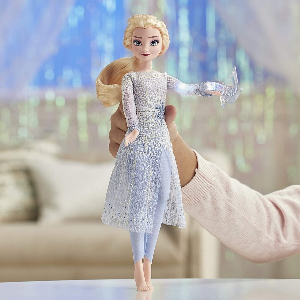 Lelle Elza ar gaismām un skaņām Hasbro Disney Ledus sirds (Frozen) цена и информация | Rotaļlietas meitenēm | 220.lv