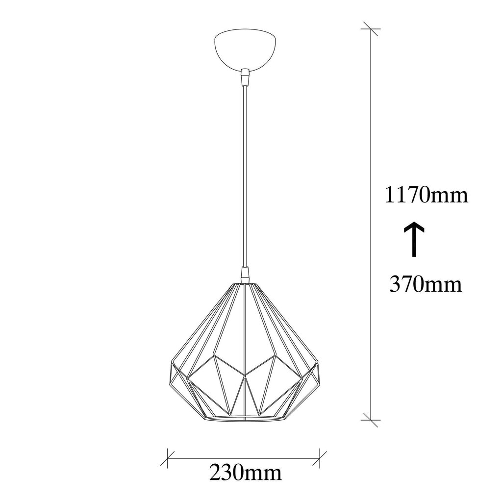 Opviq Sheen piekaramā lampa Diamond cena un informācija | Piekaramās lampas | 220.lv